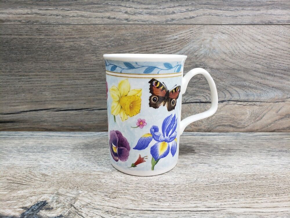 Roy Kirkham Summer Scents Floral Bone China Coffee Tea Mug England